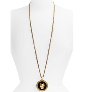 Givenchy Panther medallion necklace